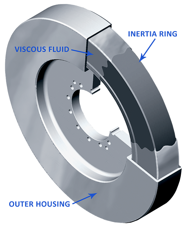 heavy-duty-viscous-engine-damper