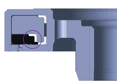 Vibratech TVD - Nested viscous damper design